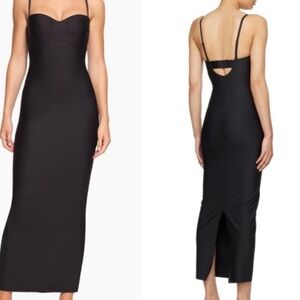 SKIMS Body Molded Underwire Dress Onyx Size Large NWT